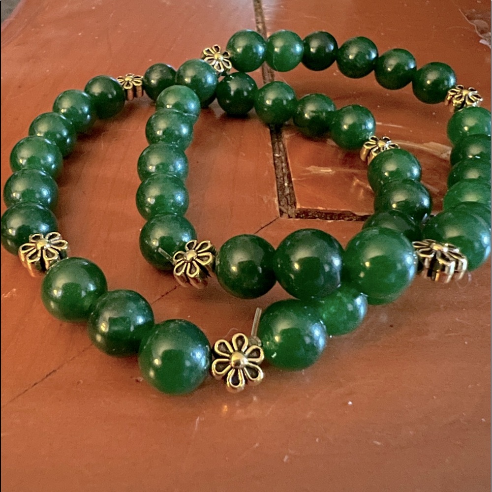 2 Thai Jade Bracelets